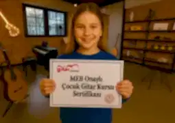 çocuk gitar kursu sertifikası
